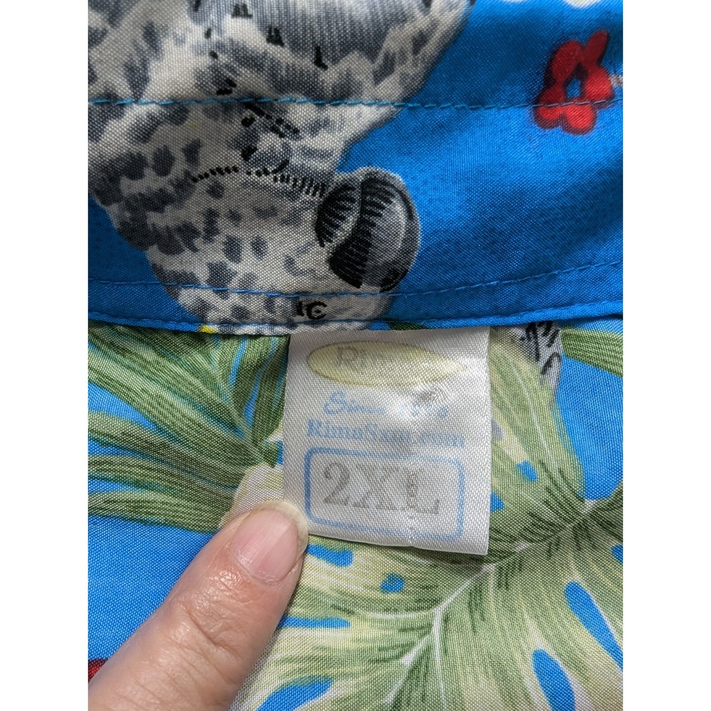 Rima Short Sleeve Button Up Hawaiian Shirt Men's Size 2XL - Picture 3 of 9